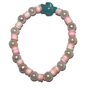 nature bracelet - pink wave